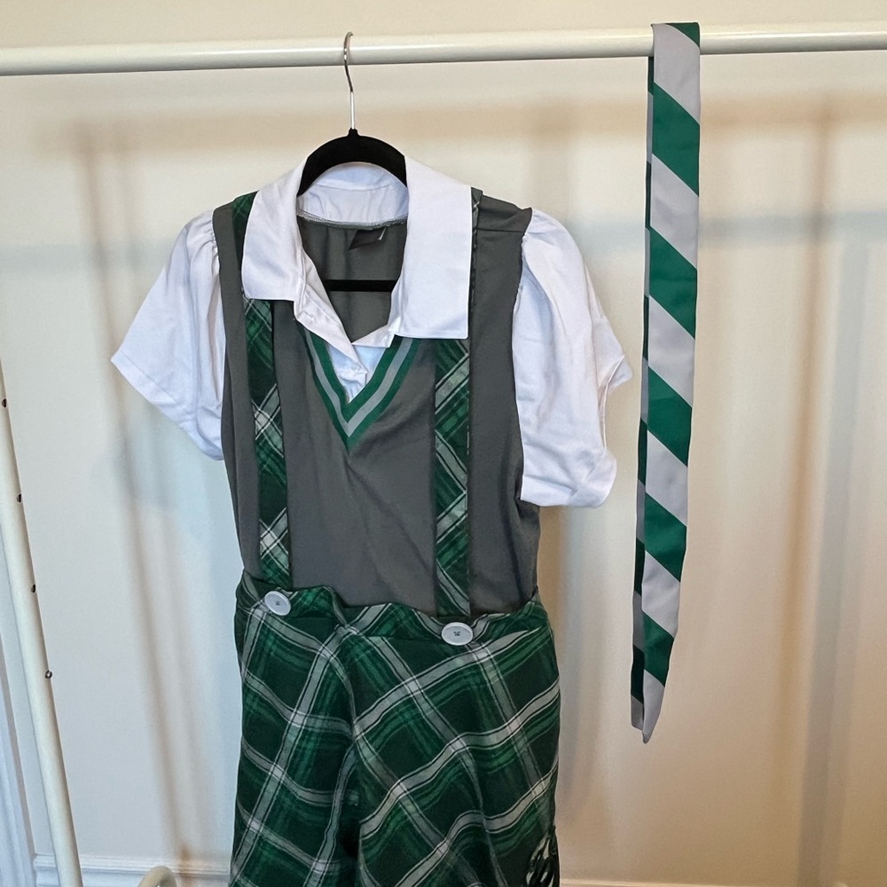 Green and Gray Women's Costume Set